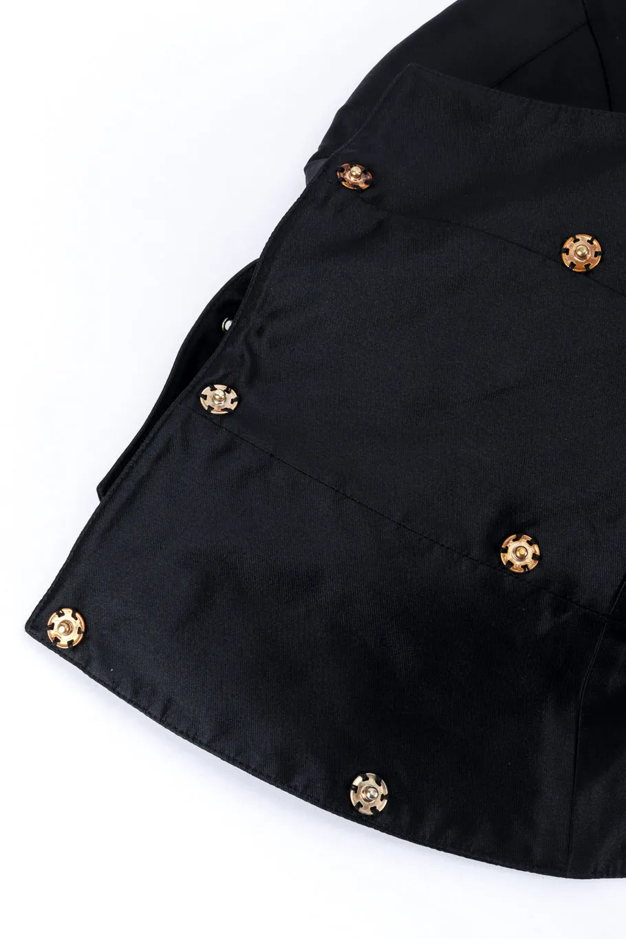 Buckle Corset Silk Top