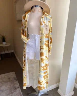 Camo Sequin Pocket Dress