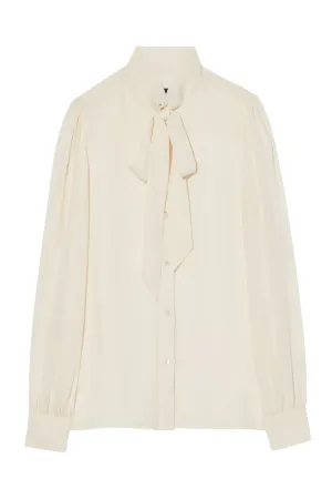 Carina Silk Blouse | Ivory
