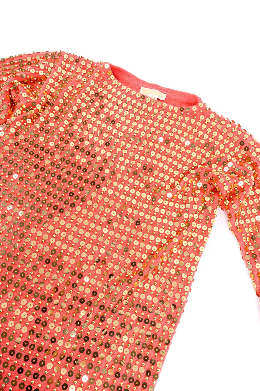 Cashmere Sequin Sweater Dress