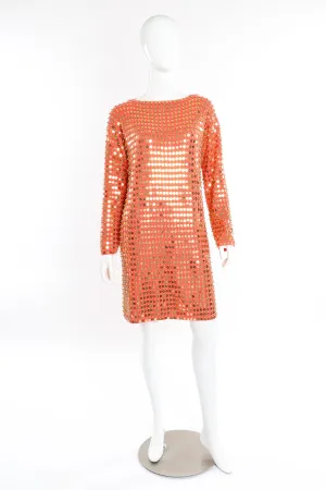 Cashmere Sequin Sweater Dress