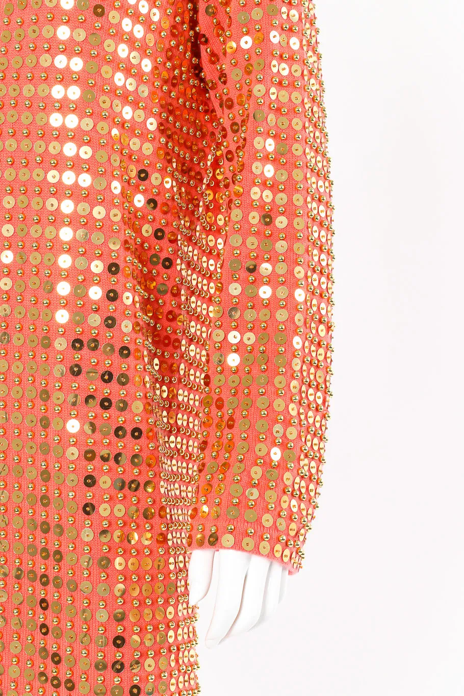Cashmere Sequin Sweater Dress