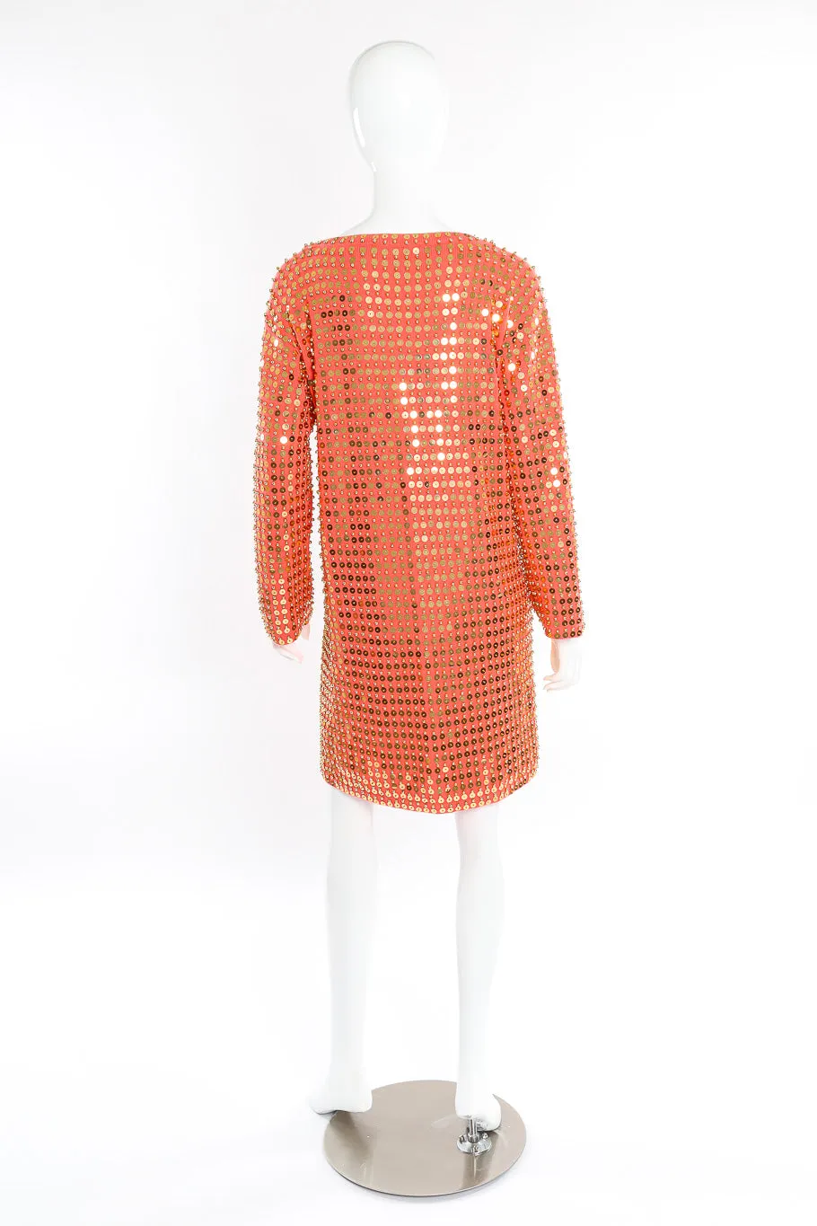 Cashmere Sequin Sweater Dress