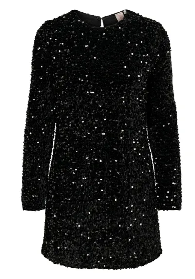 Cassandra Sequin Long Sleeve Dress