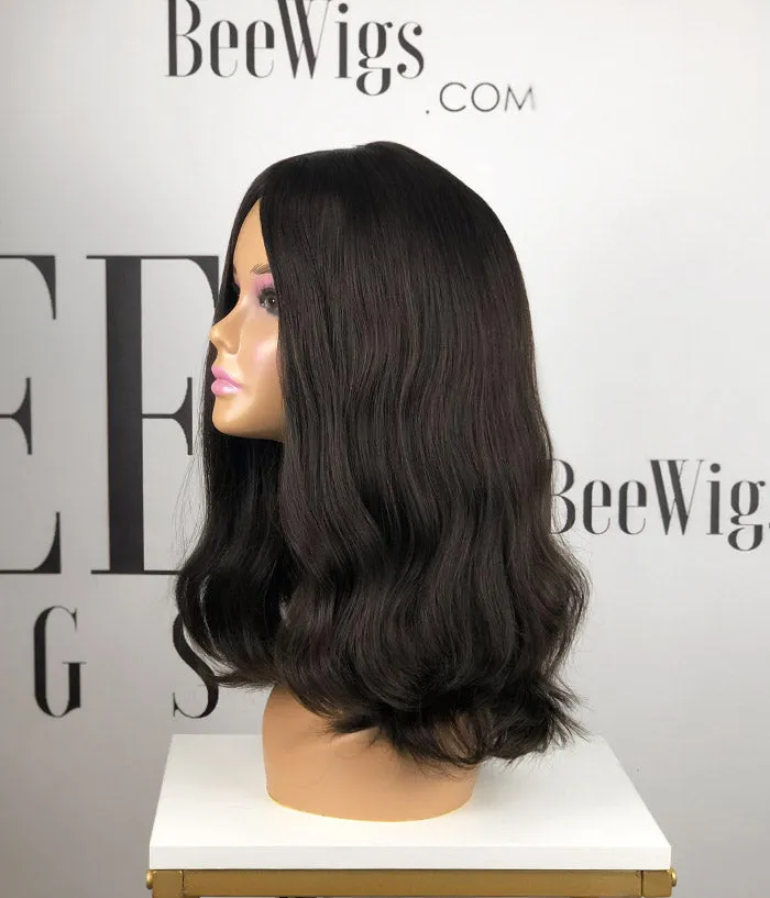 Certificated Jewish Wig With Silk Top Human Hair Wigs