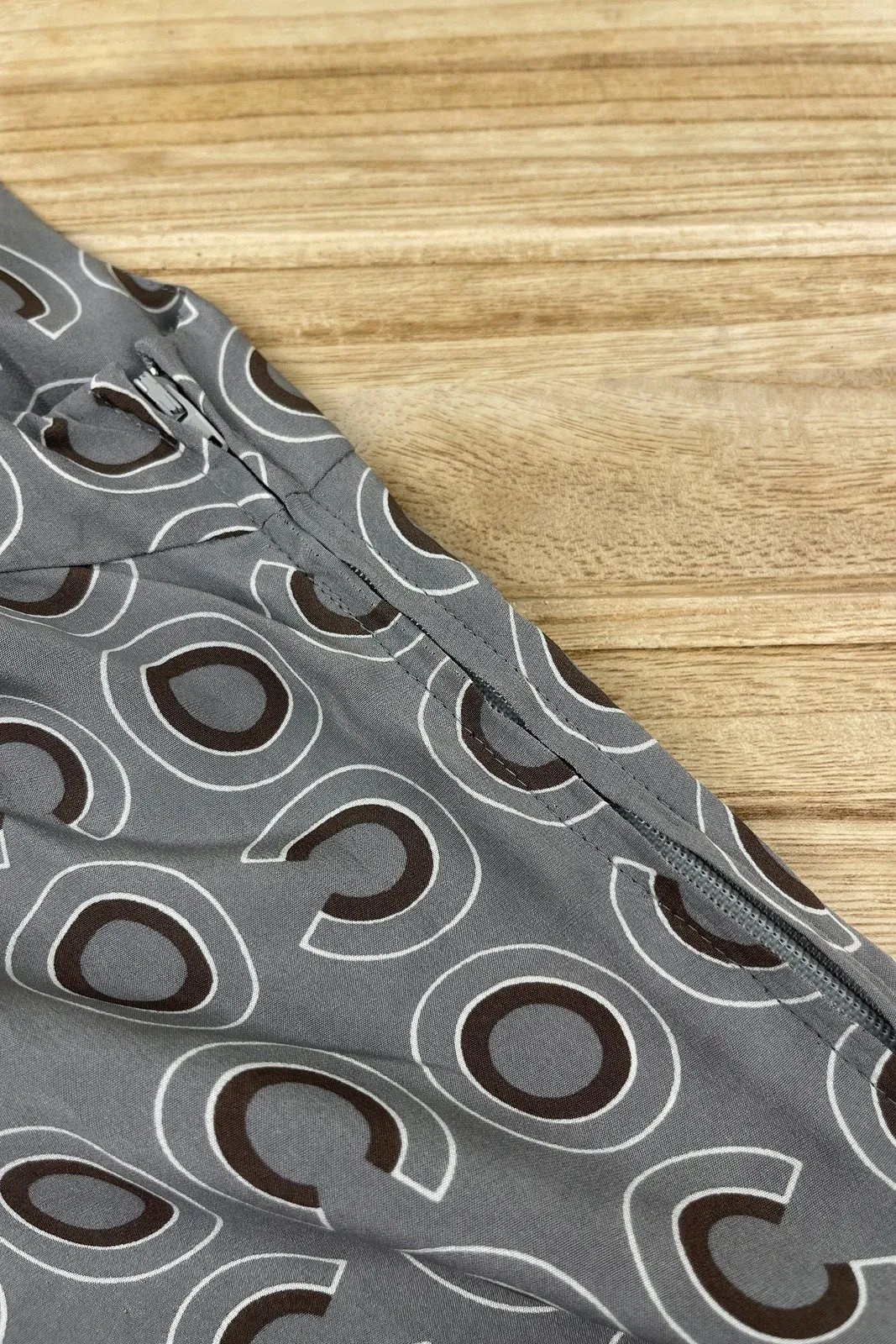 Chanel Coco CC Grey Vintage Top