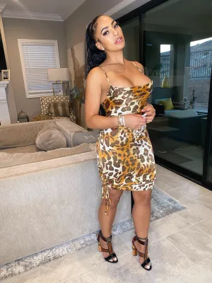Cheat Cheetah Silk Two Piece Set