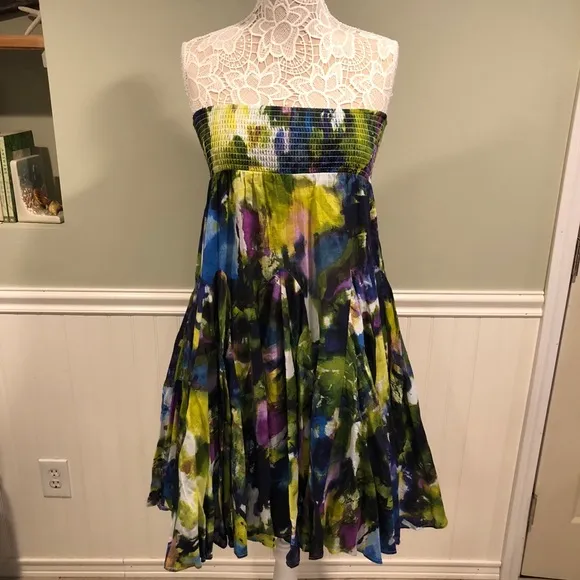Context by Lord &amp; Taylor Colorful Circle Skirt or Dress