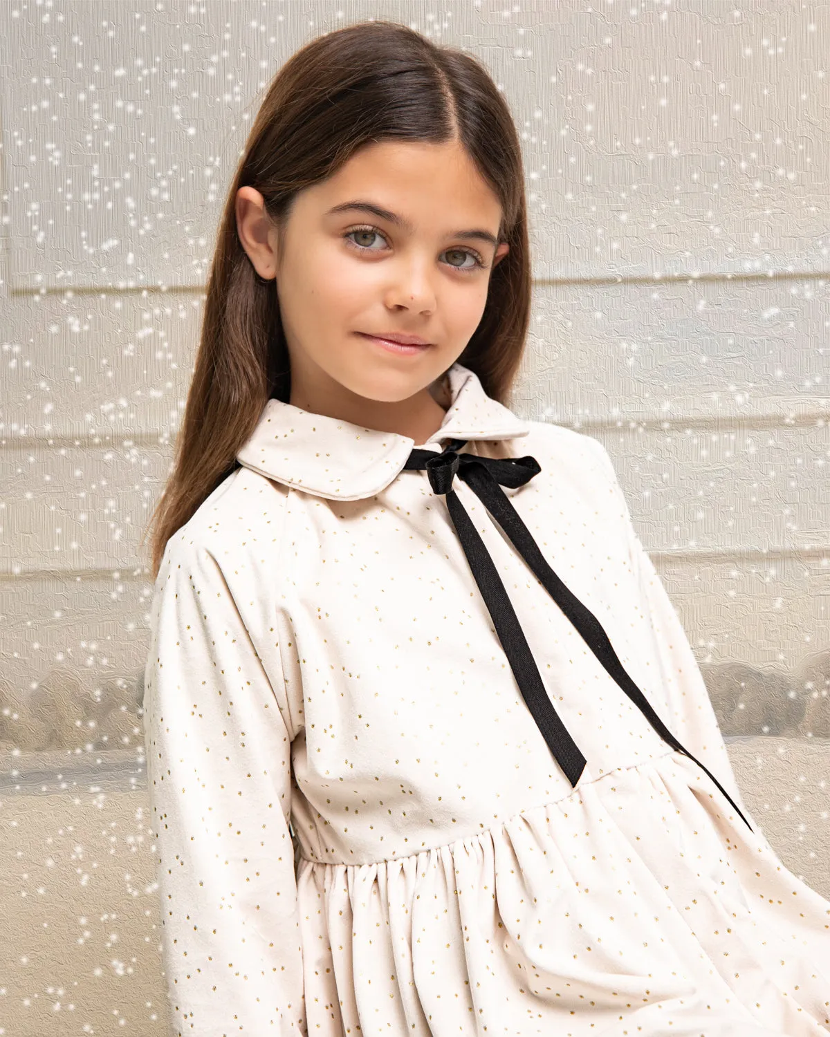 Cosmosophie Gemini Velvet Dots Dress