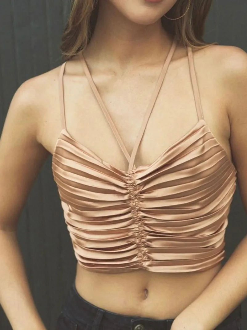 Courtney Pleated Top