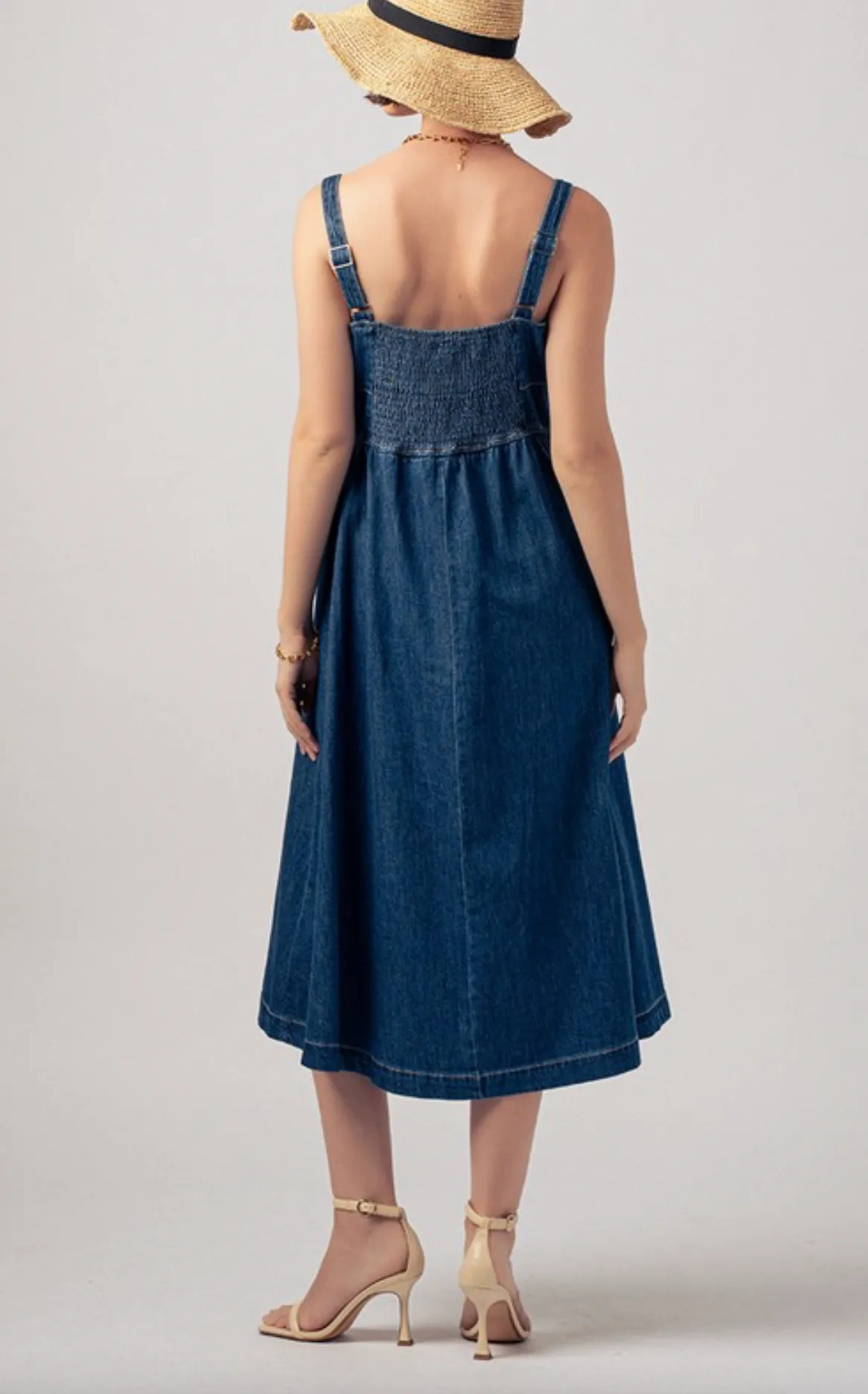 Cross My Heart Denim Dress