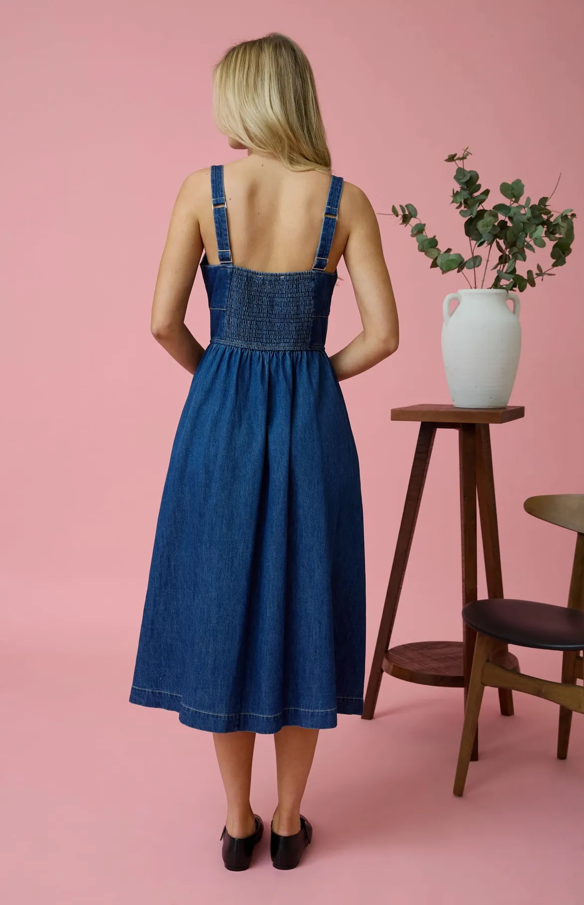 Cross My Heart Denim Dress