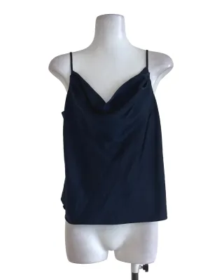 Dark Blue Semi Satin Top