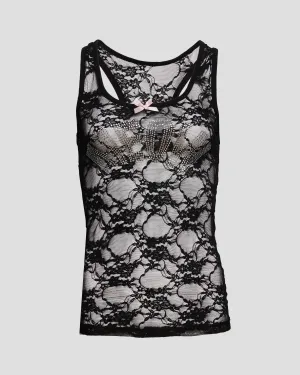 Dark Love Lace Tank