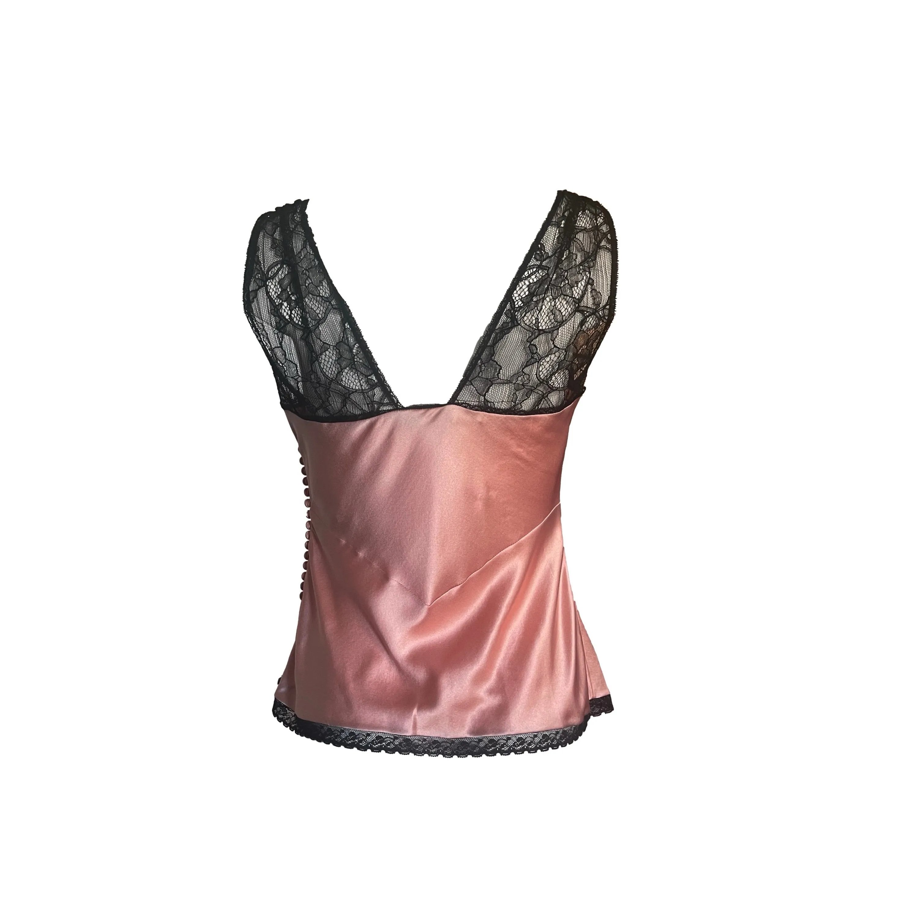 Dior Pink Lace Tank Top