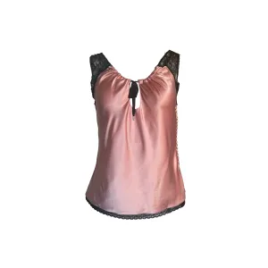 Dior Pink Lace Tank Top