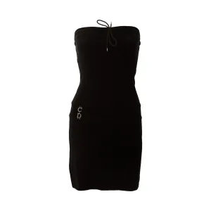 Dior Velvet Strapless Dress