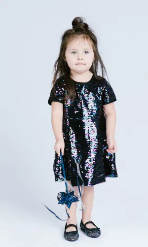 Doe A Dear Peacock Sequin Dress