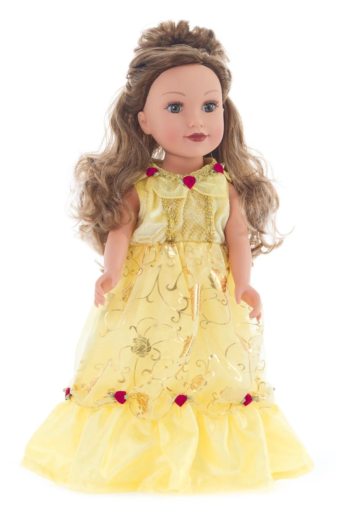 Doll Dress Yellow Beauty