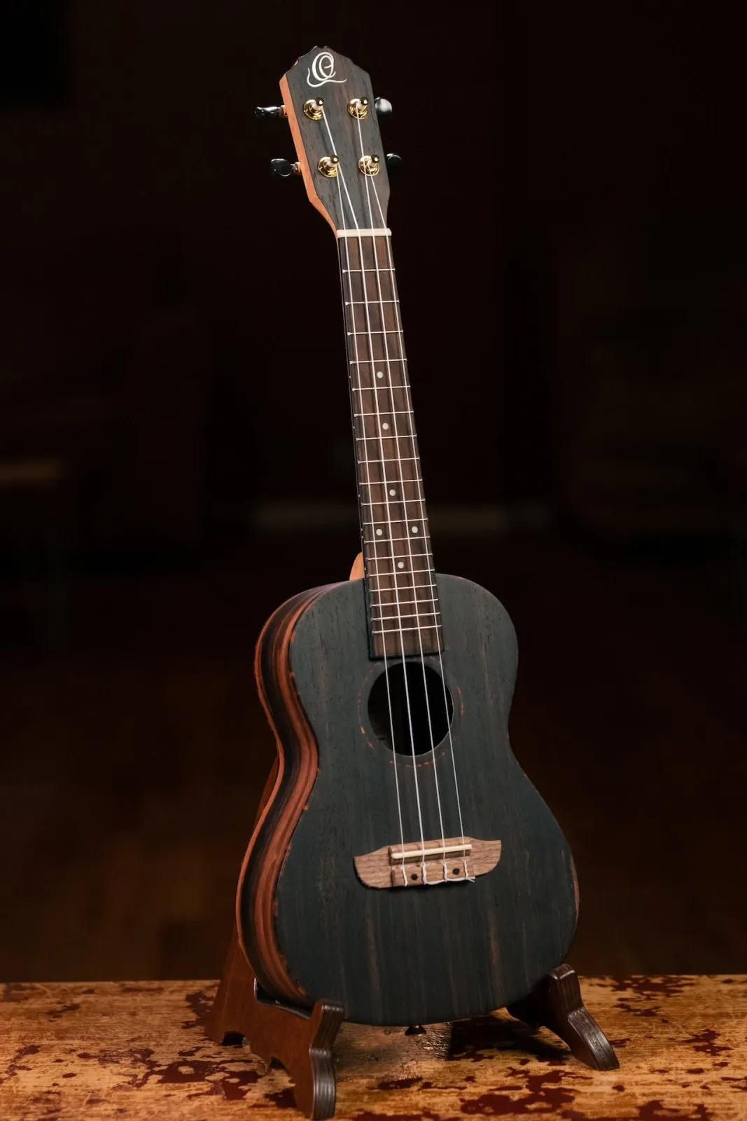 Ebony Concert Ukulele - Natural Acoustic with Gig Bag