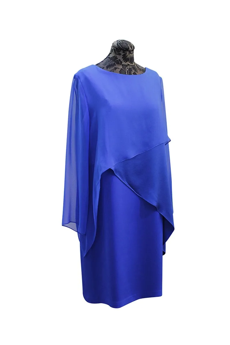 Emmelle Silk and Chiffon Layered Dress