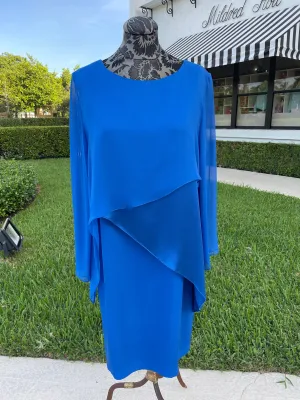 Emmelle Silk and Chiffon Layered Dress