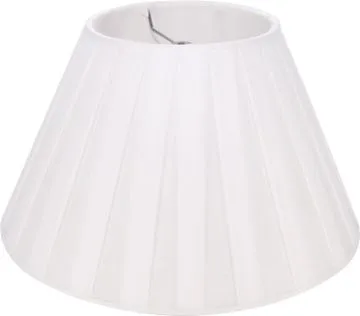 EMPIRE BOX PLEAT SILK- WHITE