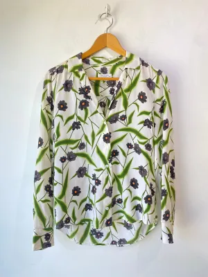 Equipment Floral Silk Blouse