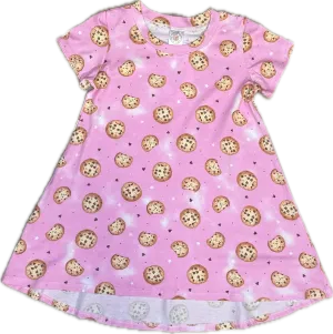 esme- Cookie Bubblegum Hi-Low Dress