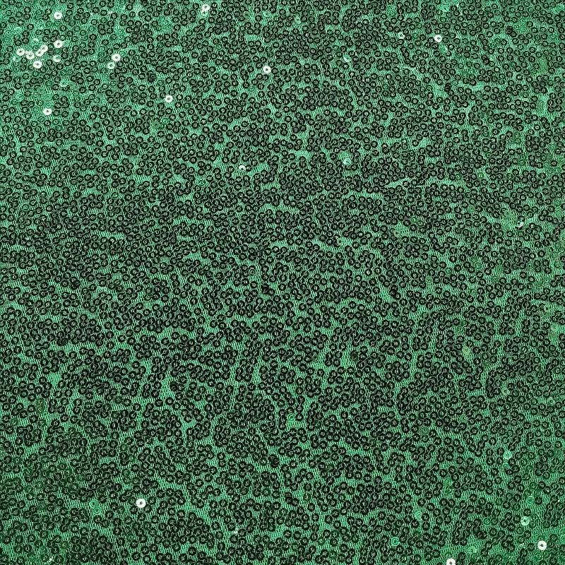 Euro Sequin Fabric Bottle Green 130cm
