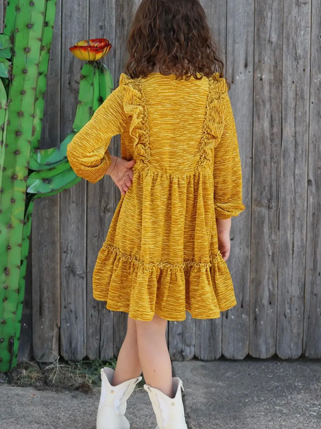 Fall in Love Dress: Mustard