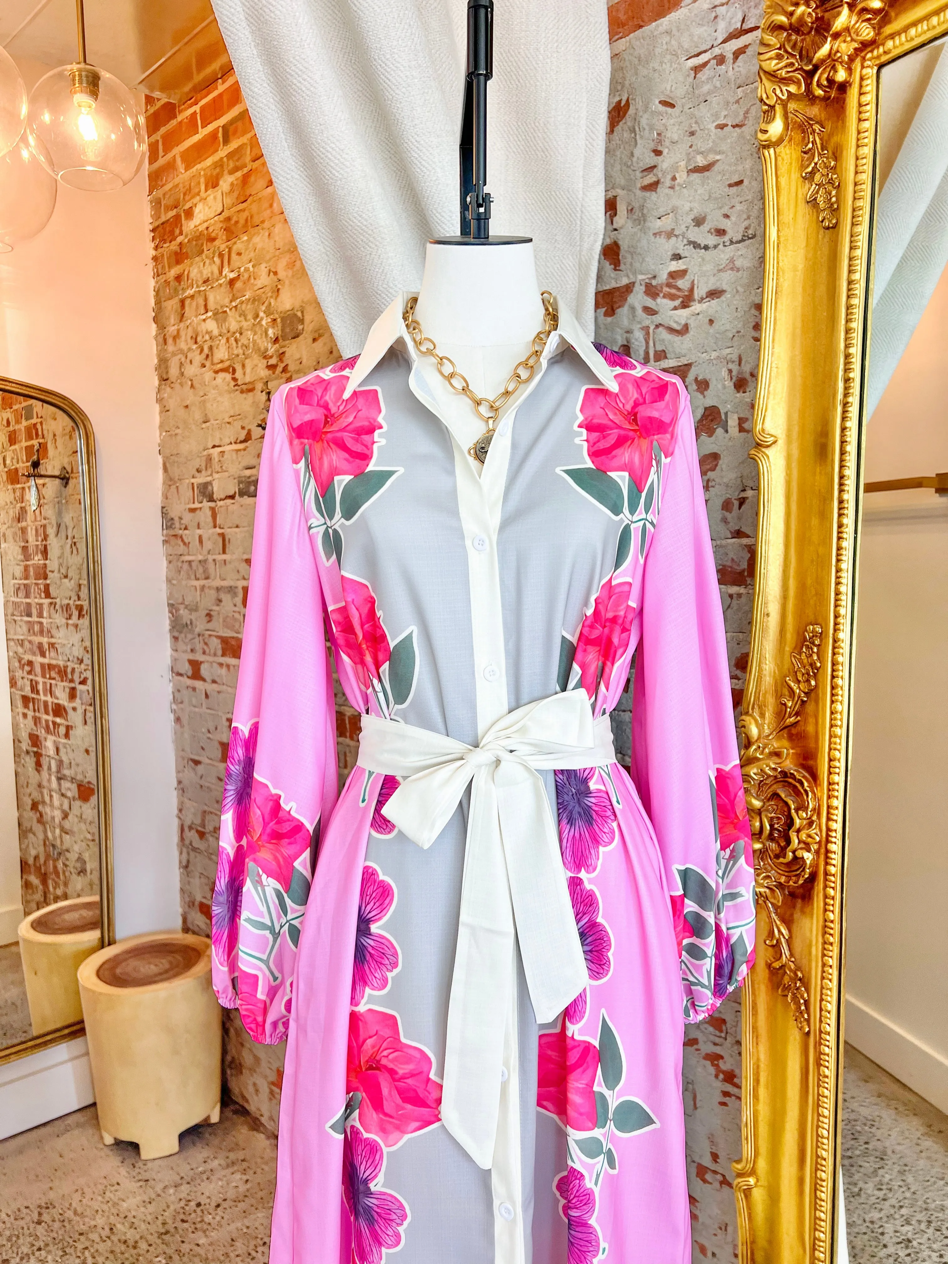 Fauna Floral Dress