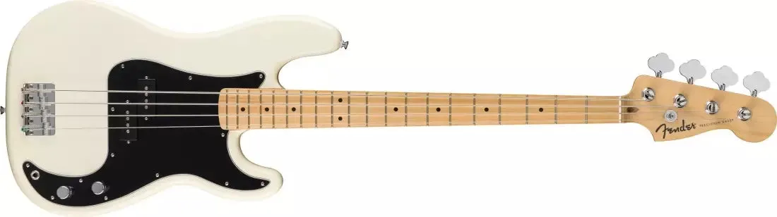 Fender Standard Precision Bass, Maple Fingerboard - Olympic White