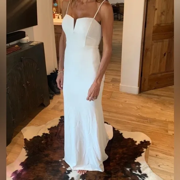 Finding the One White Mermaid Maxi Dress!