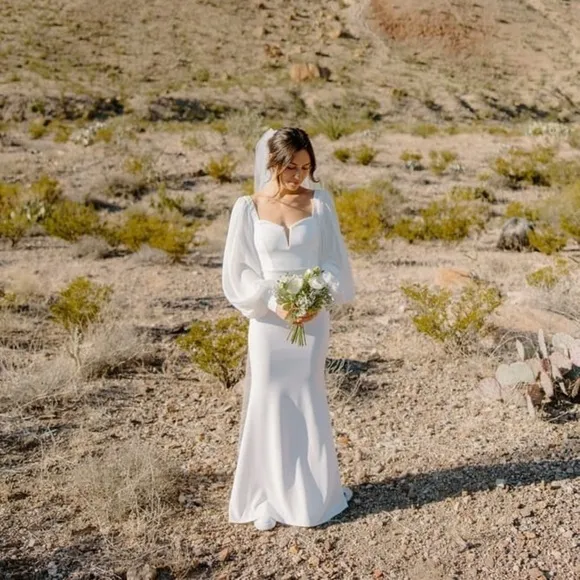 Finding the One White Mermaid Maxi Dress!