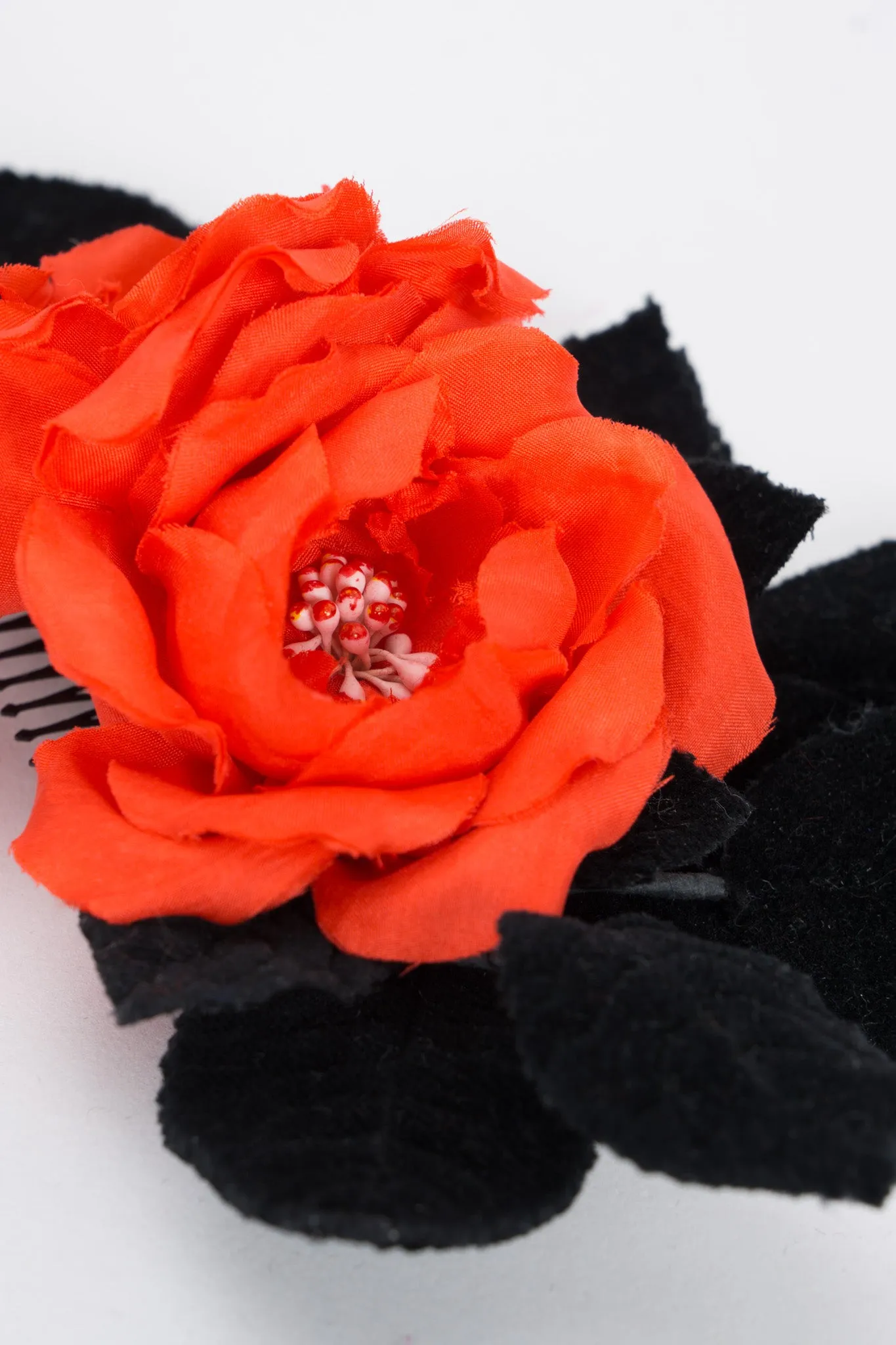 Flamenco Rose Haircomb