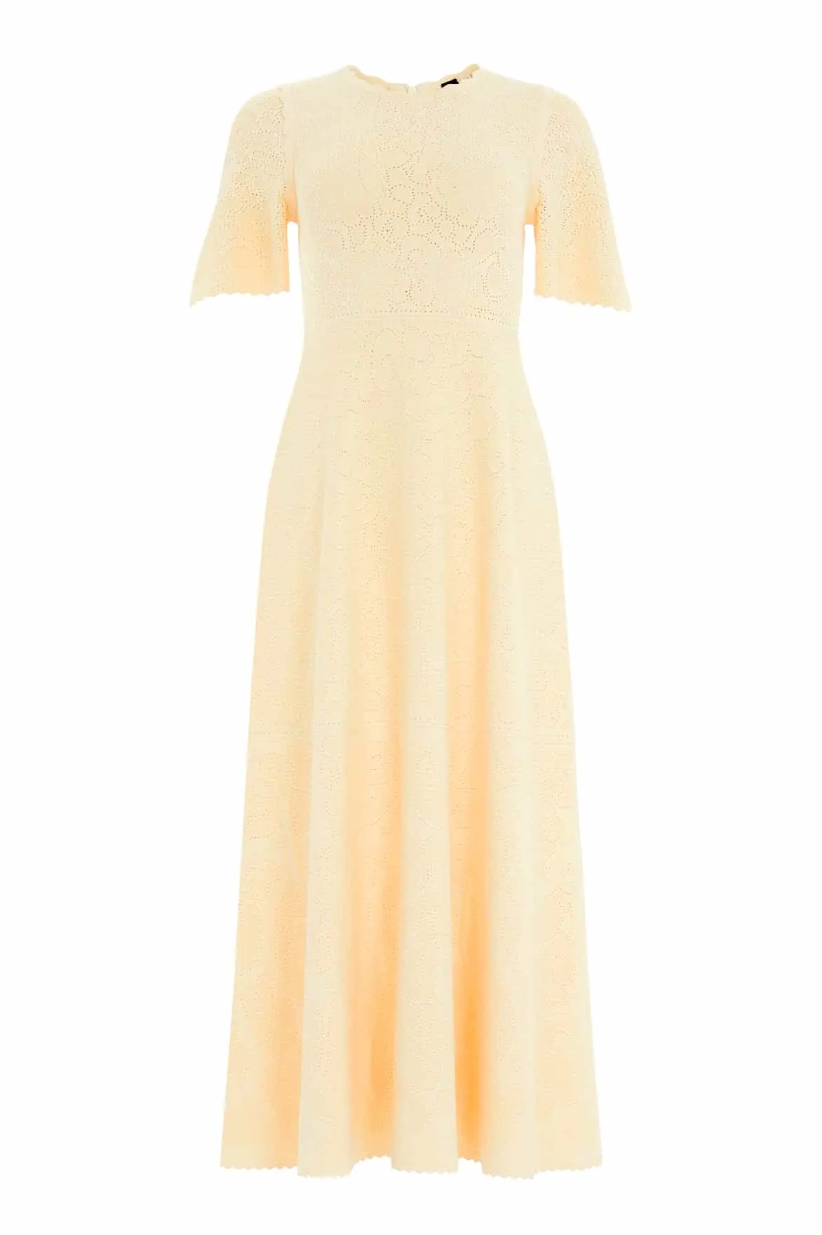 Floral Pointelle Knit Gown