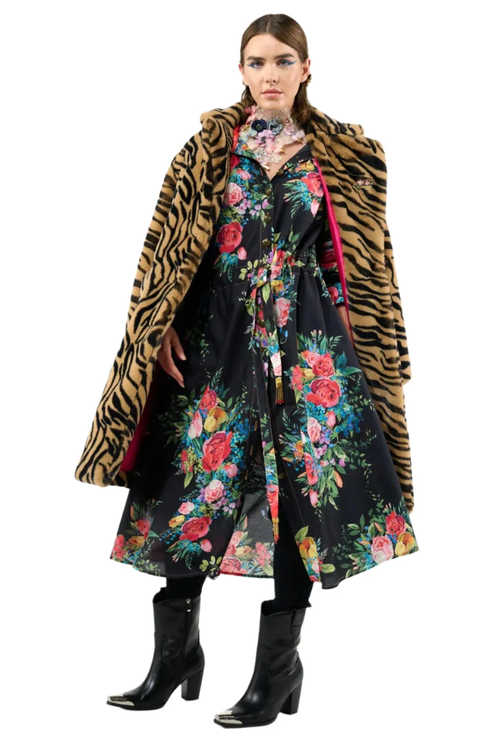 Floral Shirt-Dress