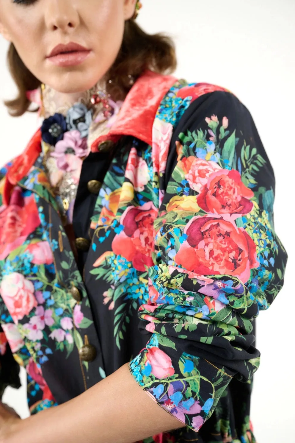 Floral Shirt-Dress