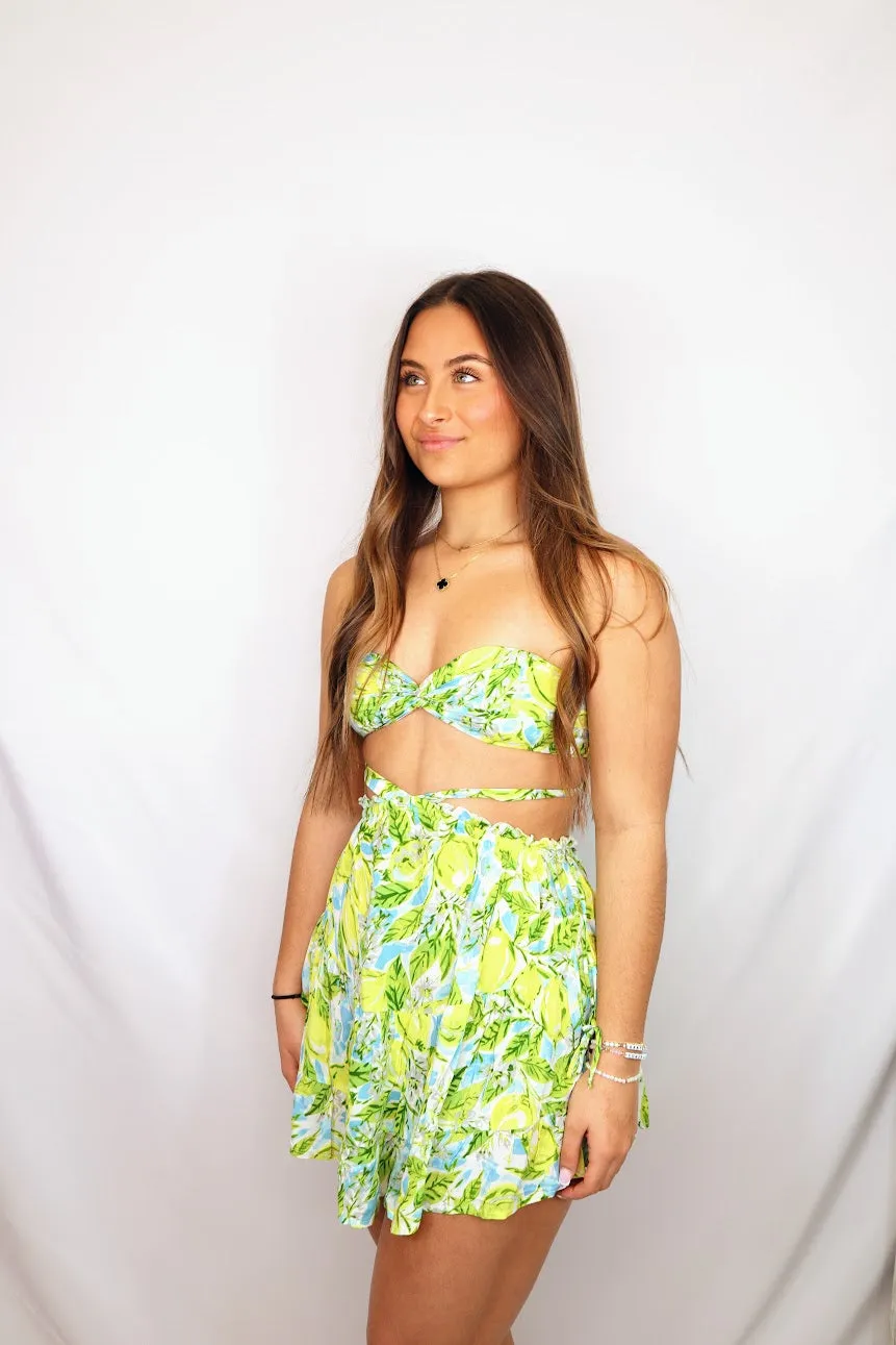 Fresh Lemon Tree Dress