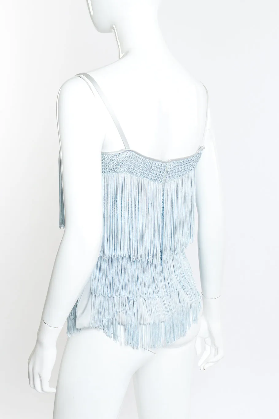 Fringe Crochet Corset Top