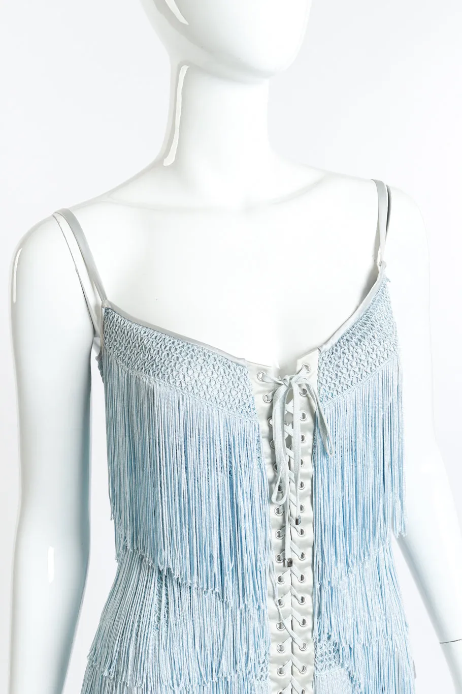 Fringe Crochet Corset Top