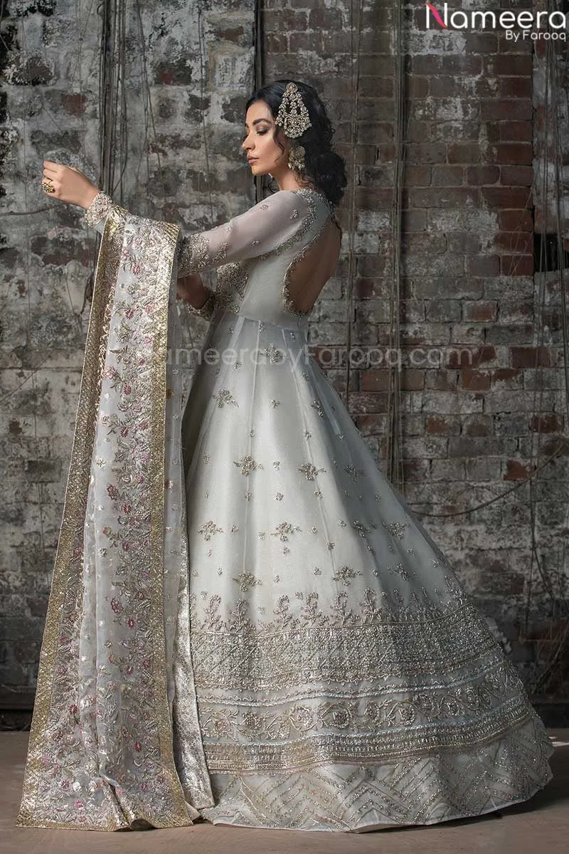 Frock Lehenga Punjabi Wedding Dress for Bride #BN772