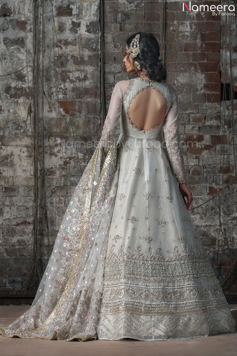Frock Lehenga Punjabi Wedding Dress for Bride #BN772