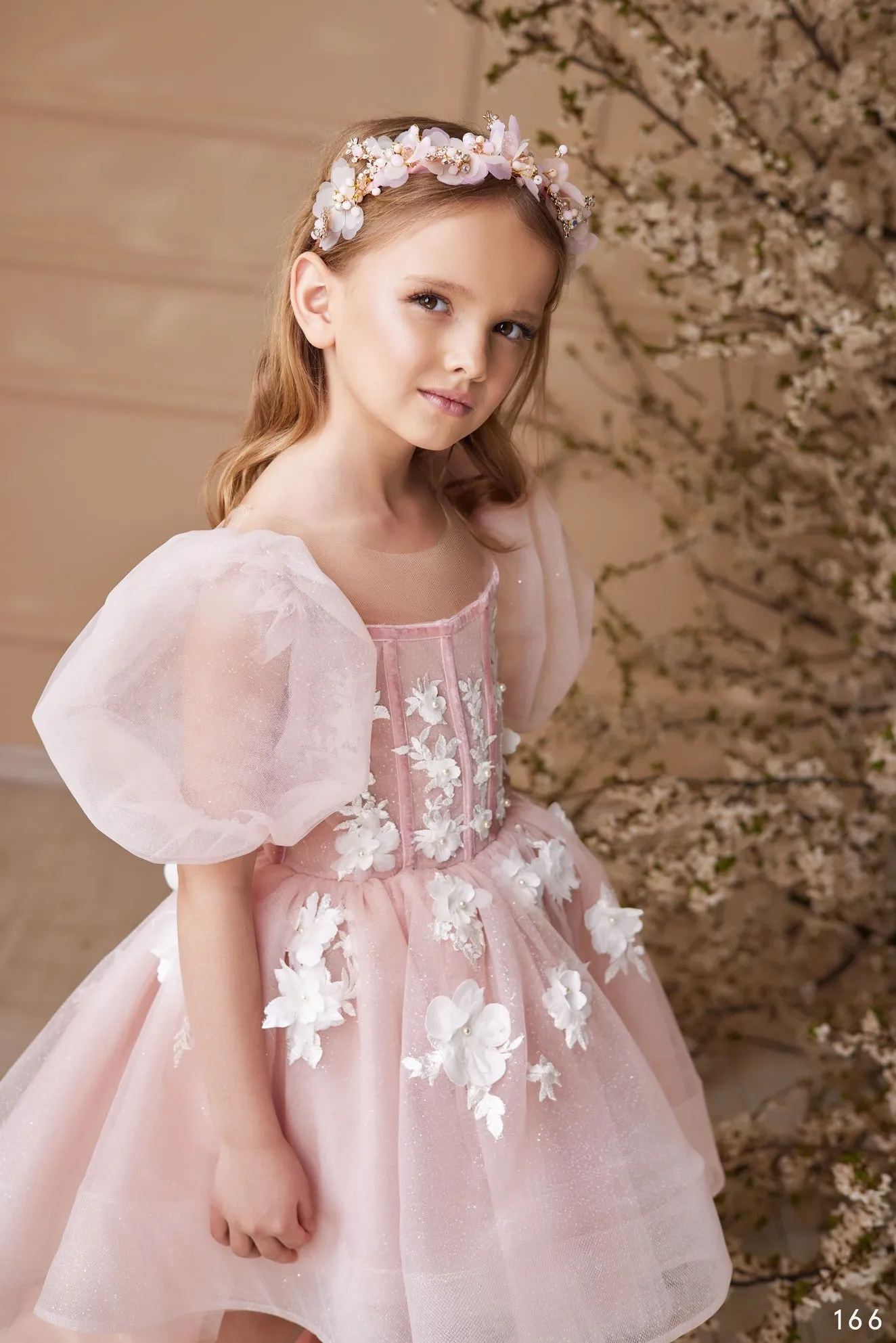 Galiano High-Low Flower Girl Dress