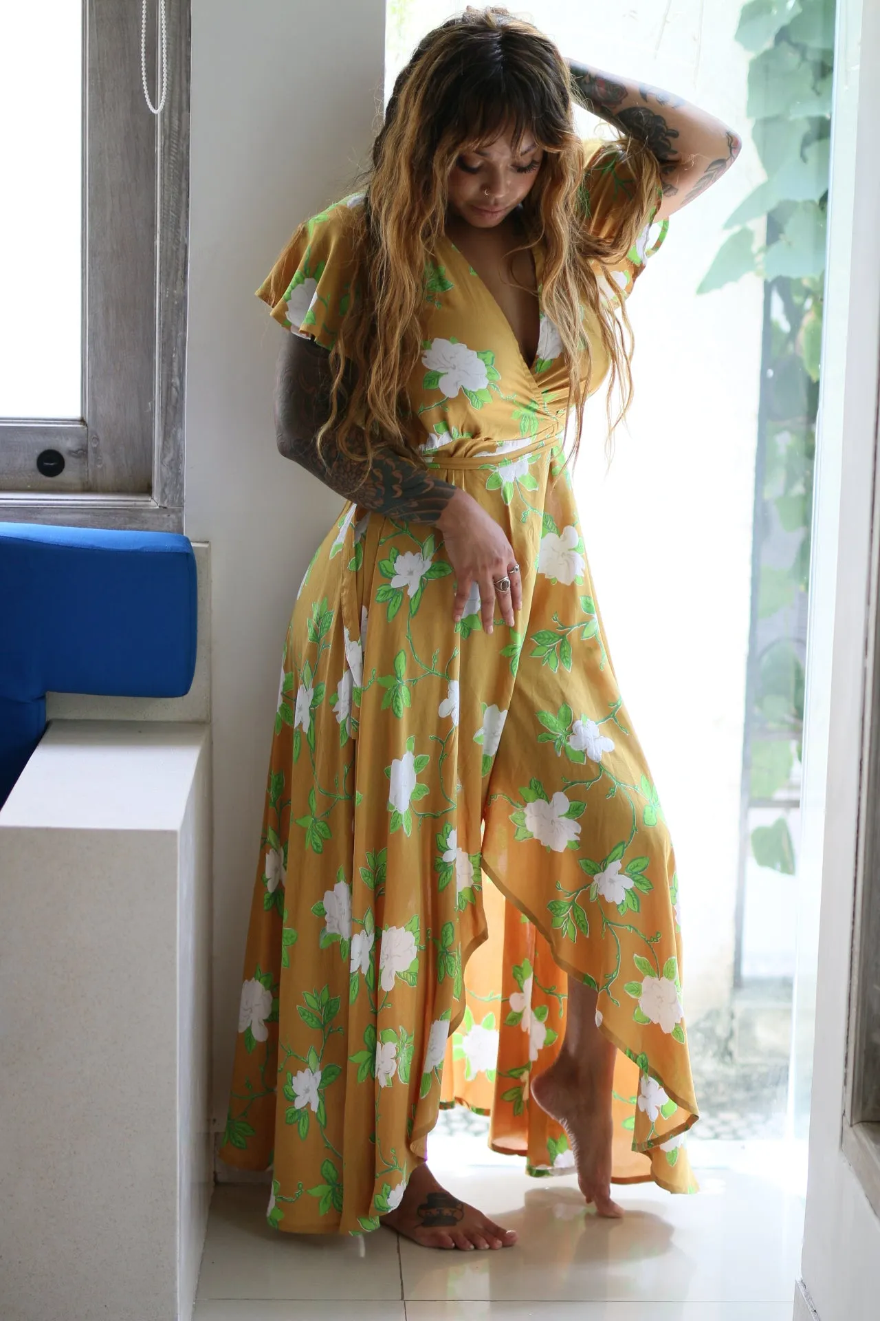 Gardenia Wrap Dress