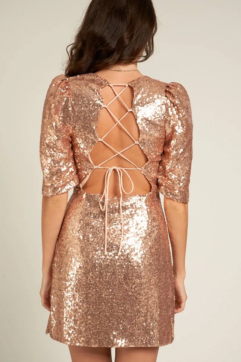 Glimmer Shimmer Mini Dress SALE