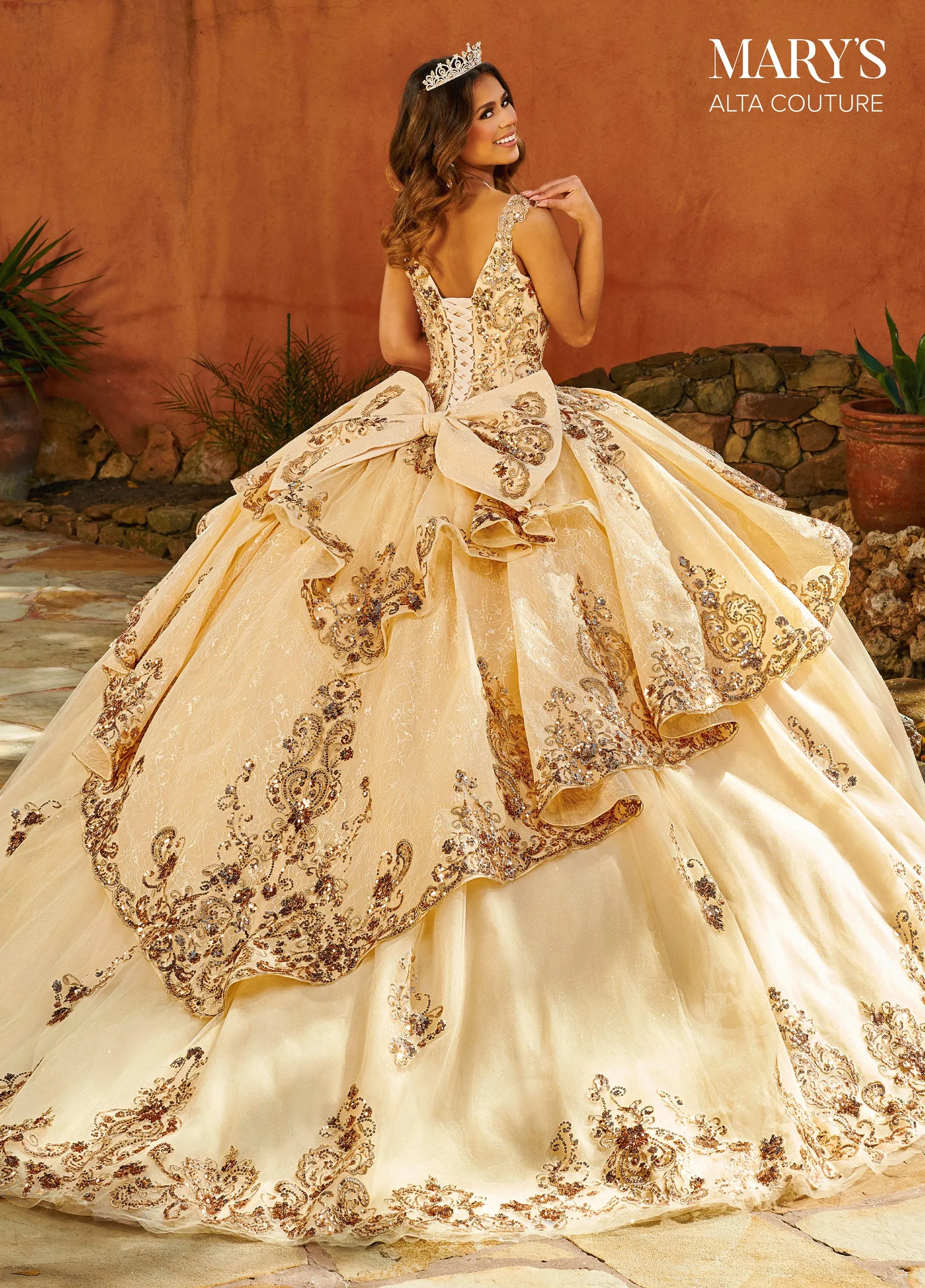 Glitter Tulle Ballgown