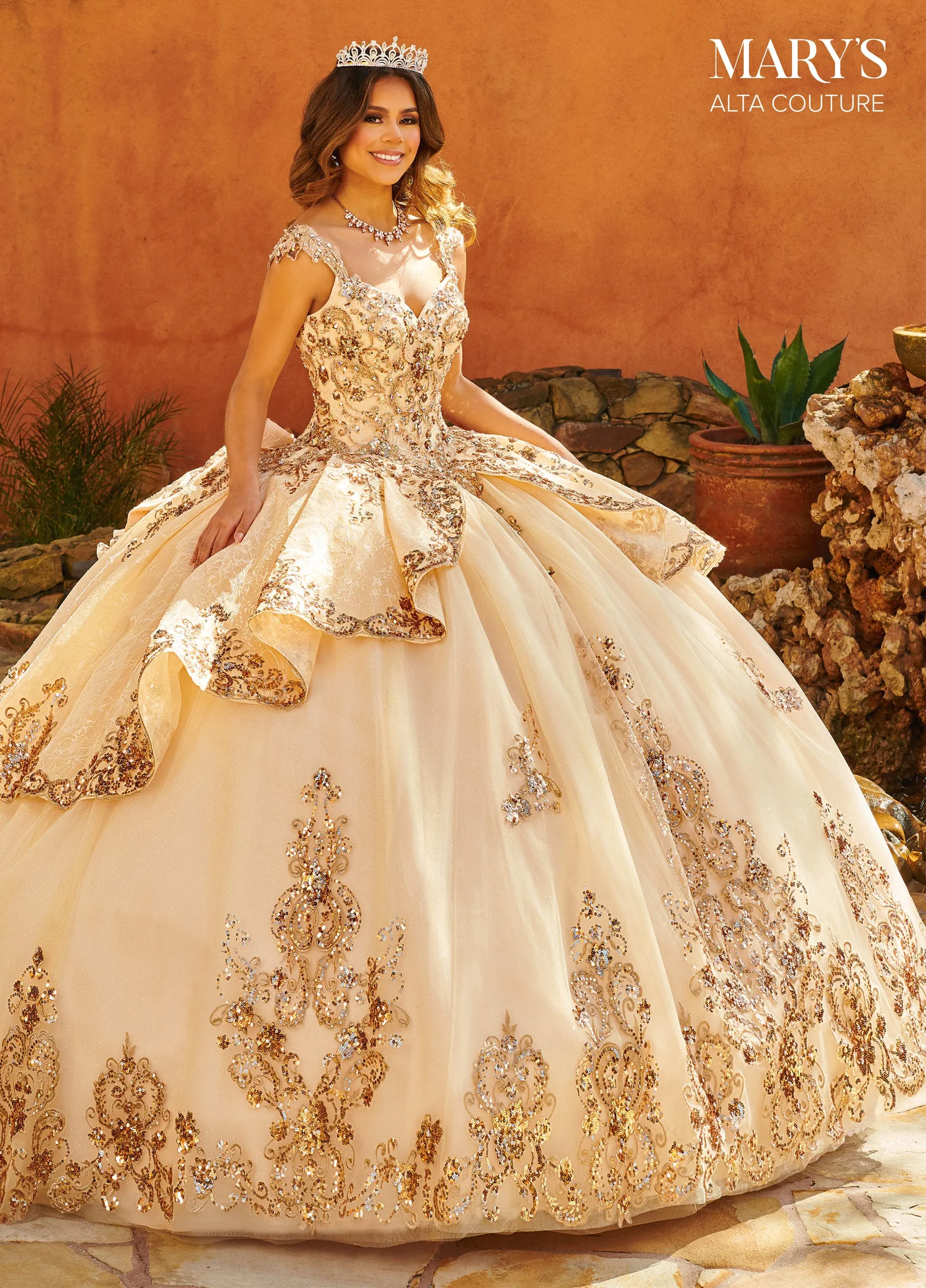 Glitter Tulle Ballgown