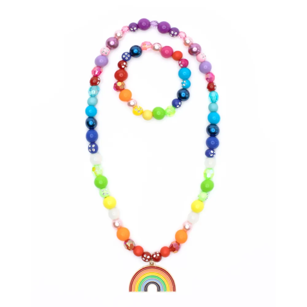 GP - Double Rainbow Necklace and Bracelet